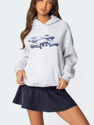 Edikted Women's Retro Rides Hoodie