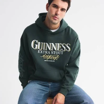 Abercrombie & Fitch Men's Guinness Graphic Hoodie