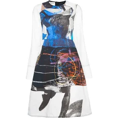 Marni Abstract Print Skater DressMarni Abstract Print Skater Dress