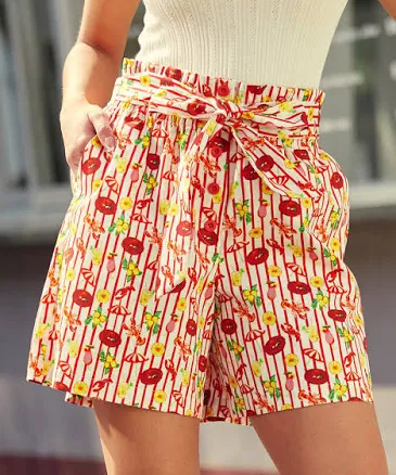 Tie the Knot Paperbag Waist Shorts