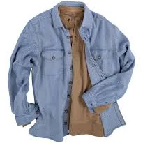 Wind River Herringbone Blanket Shirt - Blue / Small