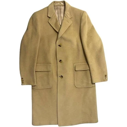 Vintage Trench Coat Beige 100% Camel Hair Women’s M? Luxury Classic