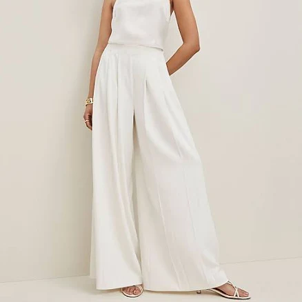 Ann Taylor Women's Triple Pleat Palazzo Pants