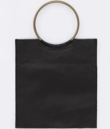 Los Angeles Apparel Mini O Ring Square Bag
