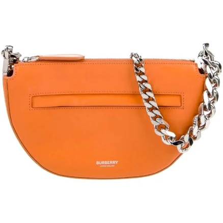 BURBERRY Calfskin Small Olympia Chain Shoulder Bag