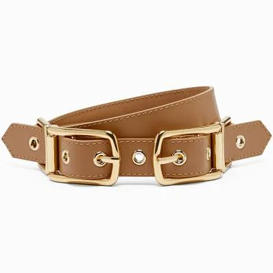 Scanlan Women's Theodore Twin Saddle Buckle Leather Belt