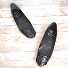 Roger Vivier Trompette patent buckle flats