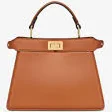 Peekaboo Iseeu Petite , Brown, One Size- Fendi