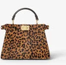 Fendi Peekaboo Ise Petite Haircalf Tote
