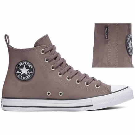 Converse Chuck Taylor All Star tectuff waterproof camo in brown-White