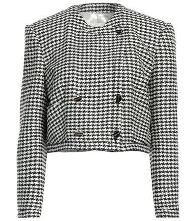 Sandro Houndstooth Women Jacket - Black
