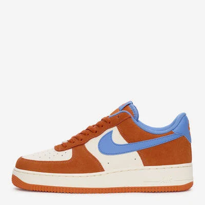 Nike Air Force 1 '07 LV8 'Safety Orange University Blue Men's