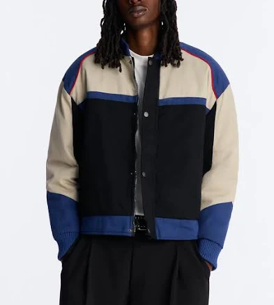 Fashion Nova Men's Victory Lap Bomber Jacket