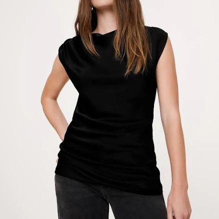 Banana Republic Women's Hammered Satin Draped Top