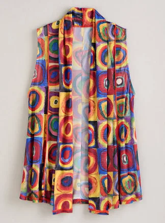 Kandinsky Color Mesh Vest