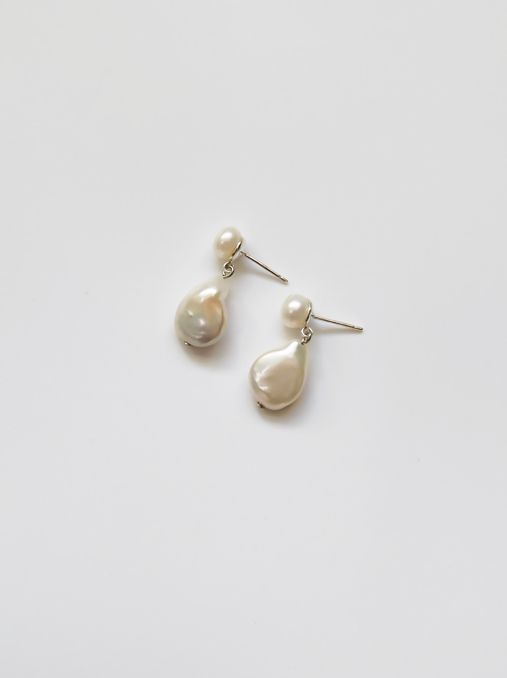 Petit Drop Pearl Earrings