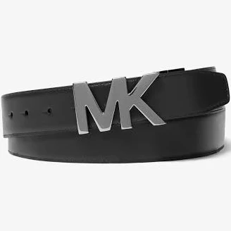 Michael Kors Reversible Signature Logo Leather Belt