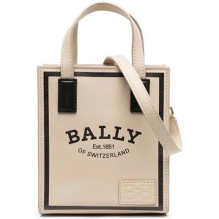 Bally Cristalai Logo-Print Tote Bag