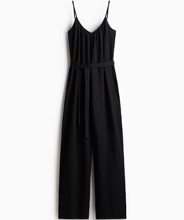 H&M Ladies Tie-Belt Jumpsuit