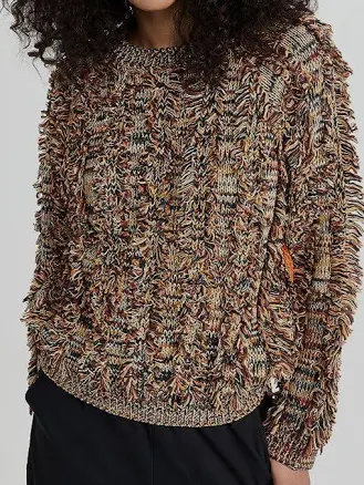 Andersson Bell Paola Fringe Sweater