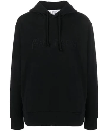 Logo-embroidered hoodie