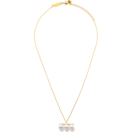 Tasaki 18kt Yellow Gold Akoya Pearl Pendant Necklace