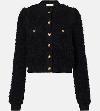 Chloe Women's Cropped Tweed Cardigan