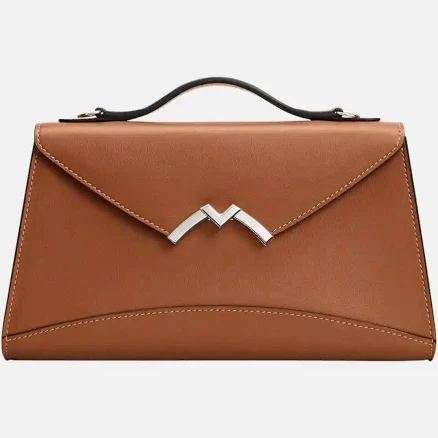 Moynat Gabrielle Dream Calf Leather Clutch