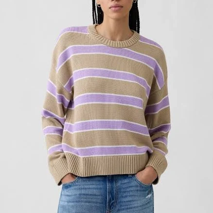 Gap Women's Relaxed Cotton Crewneck Sweater