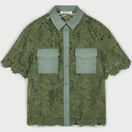 VENETIAN PLASTER Lace Shirt