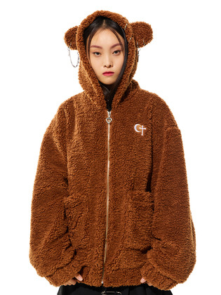 0 5 Punk Bear Fleece Jacket