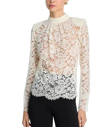 WAYF Women's Dolly Lace Top