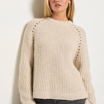 Caitlin Fisherman Raglan Sweater