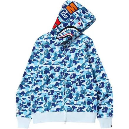 BAPE ABC Camo Shark Full Zip Hoodie Men's