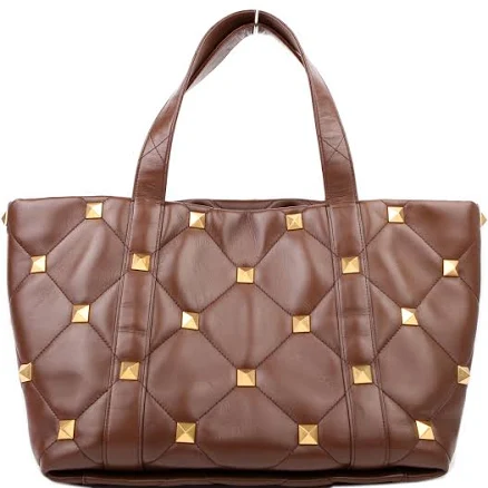 Valentino Roman Stud Leather Tote
