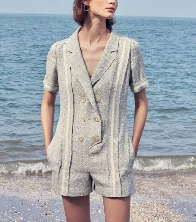 PRAIA TWEED ROMPER