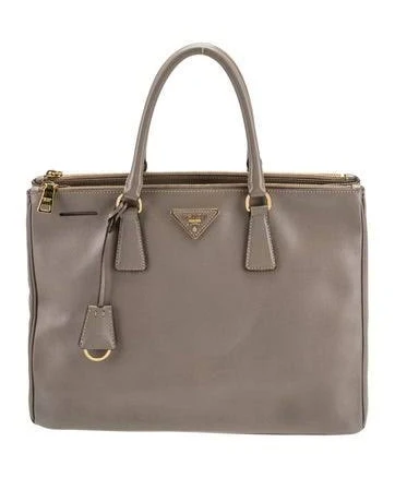 Prada Saffiano Lux Galleria Double Zip Tote Bag