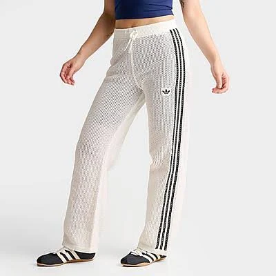 Womens adidas Knitted Crochet Firebird Track Pants