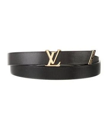 Louis Vuitton 2021 Initiales 20MM Belt in Black, Women's M