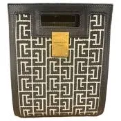 Balmain 1945 Mini Tote Bag in monogram jacquard