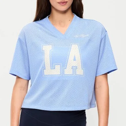 Old Navy Women's Mesh Jersey Football Top
