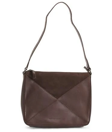Women's Puzzle Cut Leather Shoulder Bag