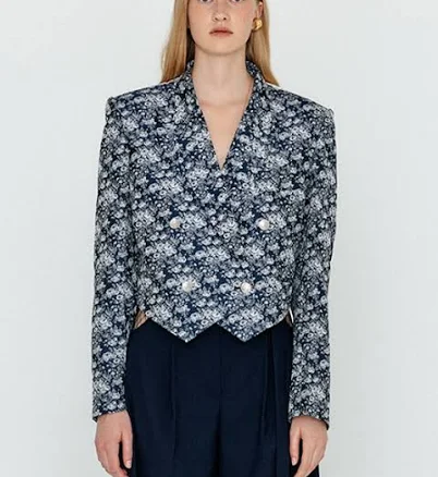 EENK Wem Double-Breasted Blazer