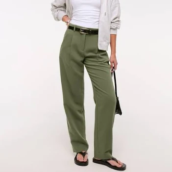 Abercrombie & Fitch Women's Quinn Tailored Straight PantAbercrombie & Fitch Women's Quinn Tailored Straight Pant