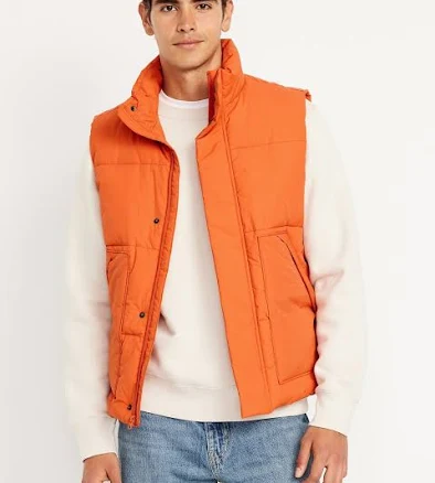 Old Navy Men's Frost-Free Water-Resistant Puffer Vest