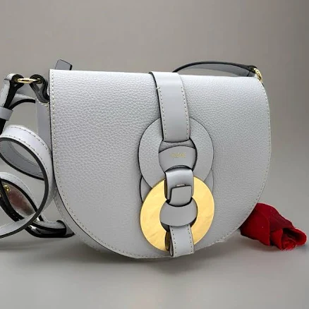 CHLOÉ Darryl grained & smooth shoulder bag