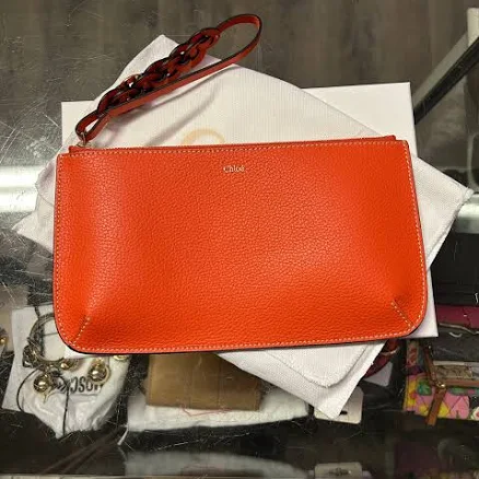 Chloe Women's Darryl Leather Clutch