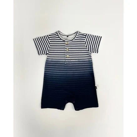 Deux par Deux Baby Boys Organic Cotton Romper