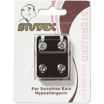 Studex Super Maxi Cubic Zirconia Ear Piercing Earrings