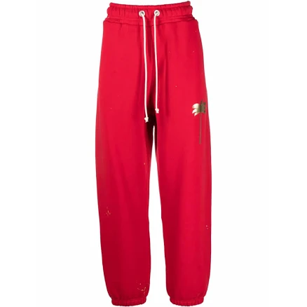 Palm Angels Men's Palm Tree-Print Track Pants
